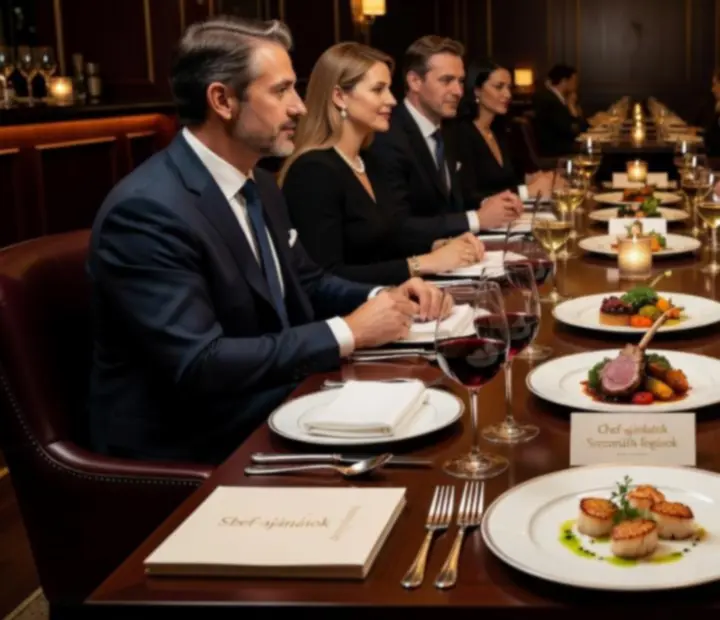 Gourmet, személyre szabott fine dining menüsor tálalása céges rendezvényre