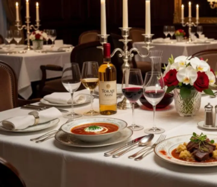 Fine dining stílusban tálalt exkluzív degusztációs menü